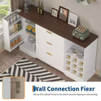 Buffet de style rustique