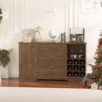 Buffet de style rustique