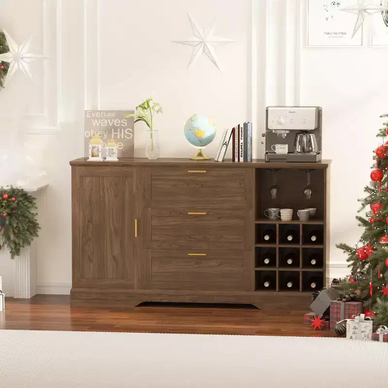Buffet de style rustique
