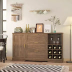 Buffet de style rustique