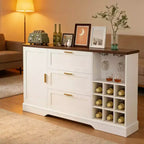 Buffet de style rustique