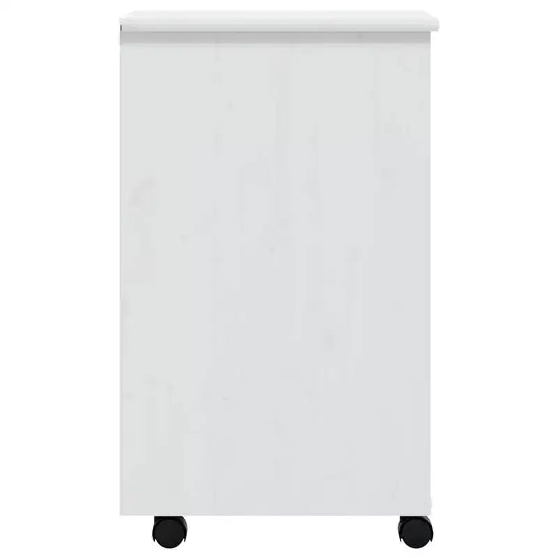 Meuble à roulettes blanc