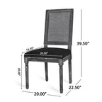 Chaises de salle à manger rustiques en bois
