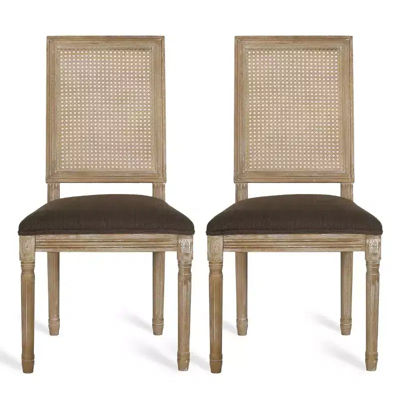 Chaises de salle à manger rustiques en bois