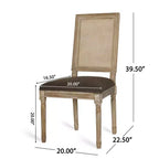 Chaises de salle à manger rustiques en bois