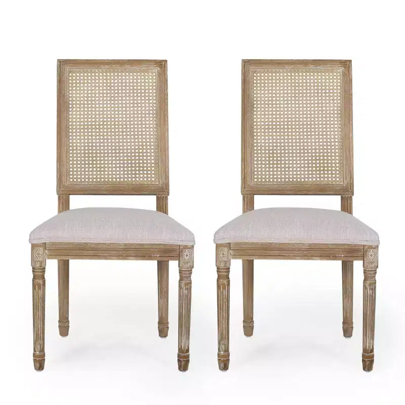 Chaises de salle à manger rustiques en bois