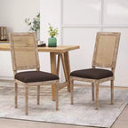 Chaises de salle à manger rustiques en bois