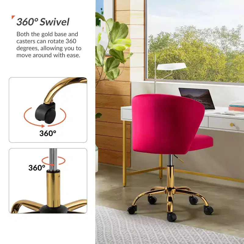 Chaise de bureau pivotante contemporaine