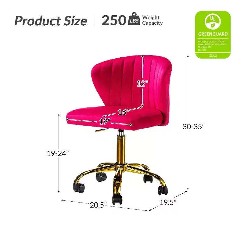 Chaise de bureau pivotante contemporaine