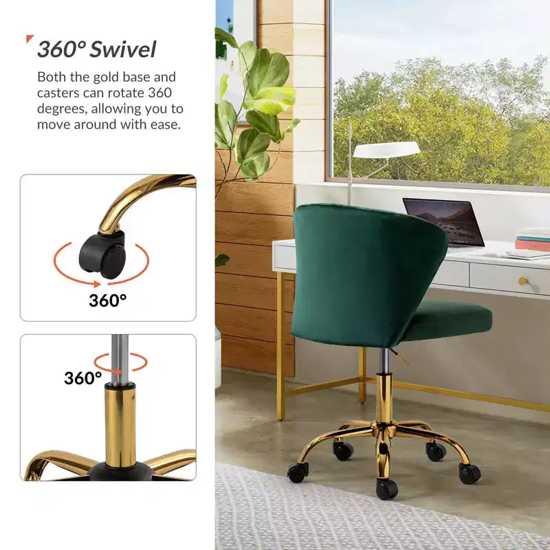 Chaise de bureau pivotante contemporaine
