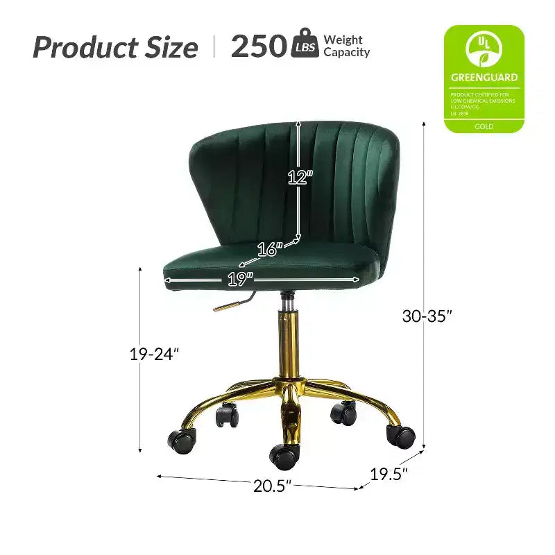 Chaise de bureau pivotante contemporaine