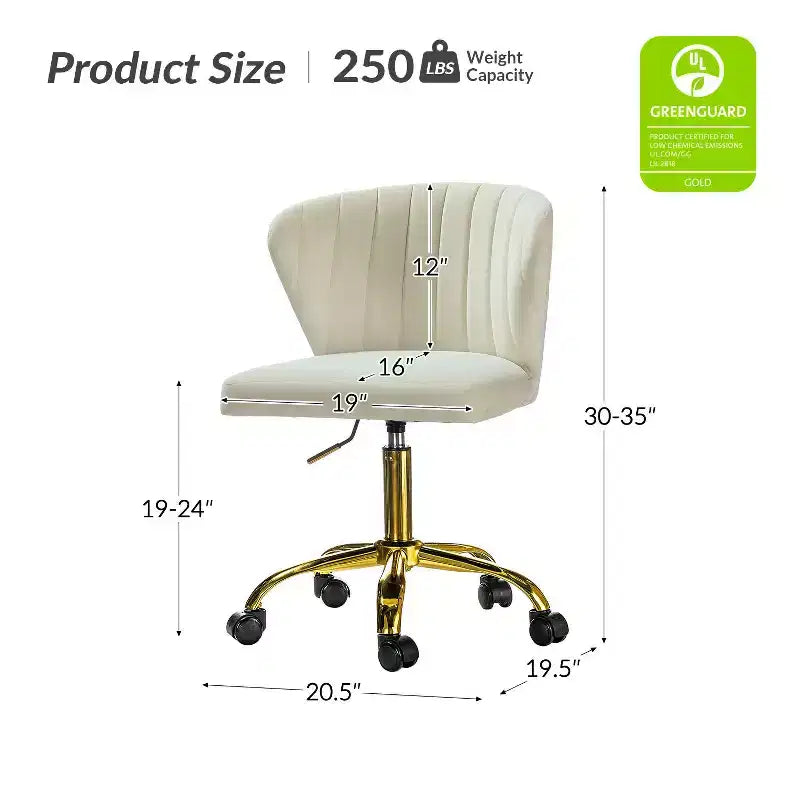 Chaise de bureau pivotante contemporaine