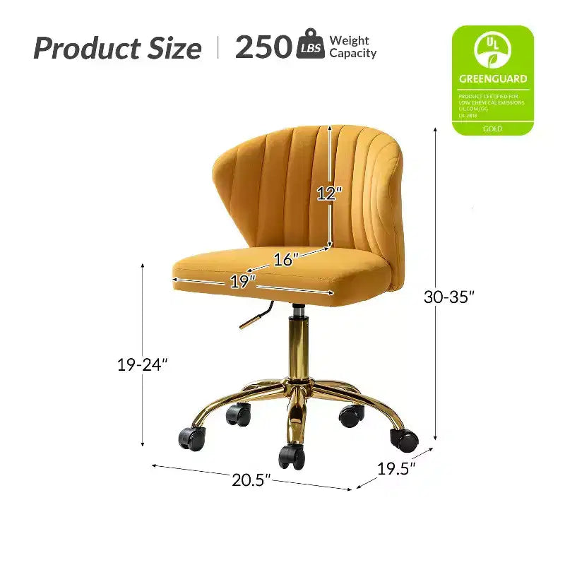 Chaise de bureau pivotante contemporaine