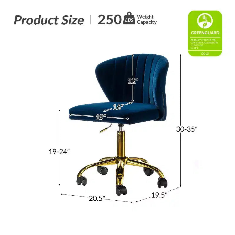 Chaise de bureau pivotante contemporaine