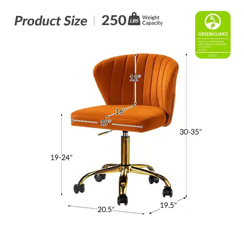 Chaise de bureau pivotante contemporaine