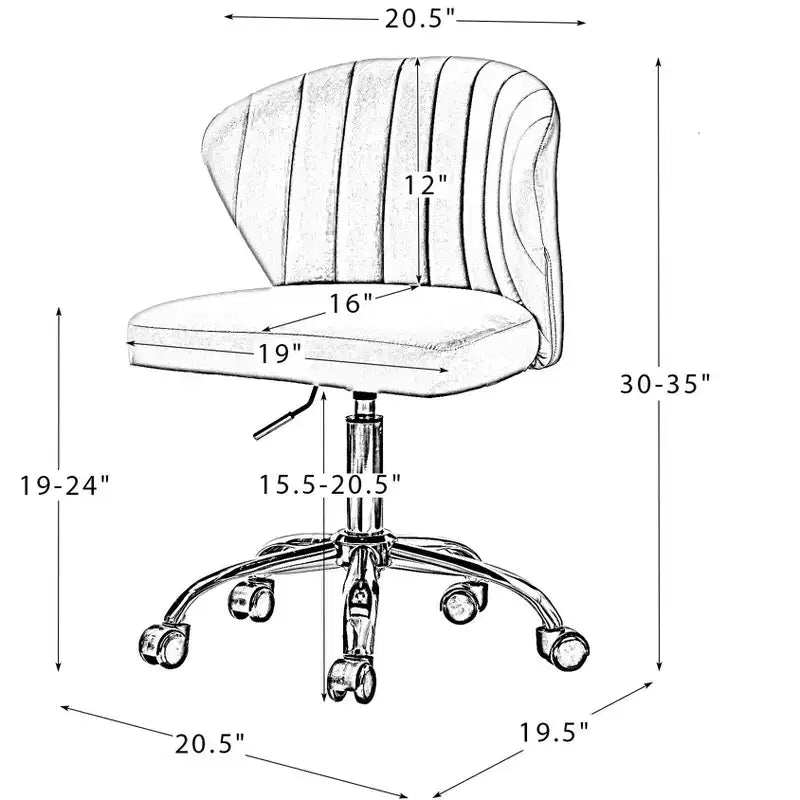Chaise de bureau pivotante contemporaine